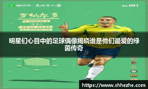 明星们心目中的足球偶像揭晓谁是他们最爱的绿茵传奇